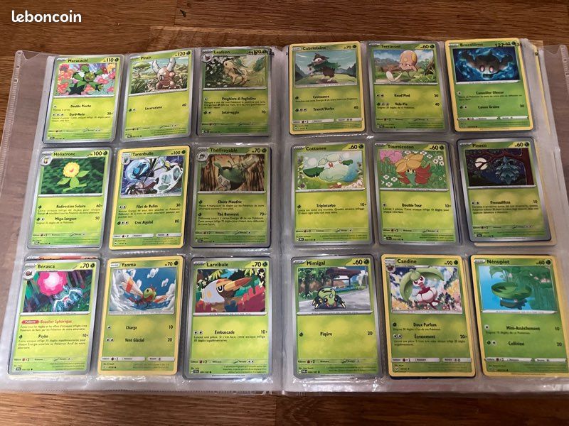 Lot 350 cartes Pokémon dans classeur (image 2)