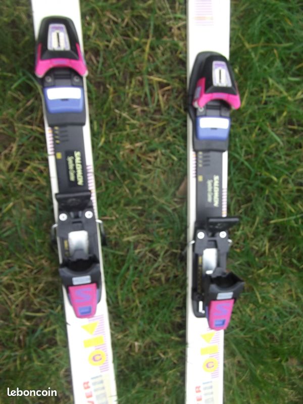 Paire de skis 1.38 m vintage (image 2)