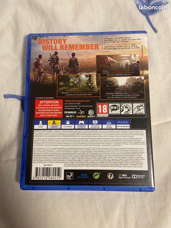 Jeux ps4 Division2 (image 2)