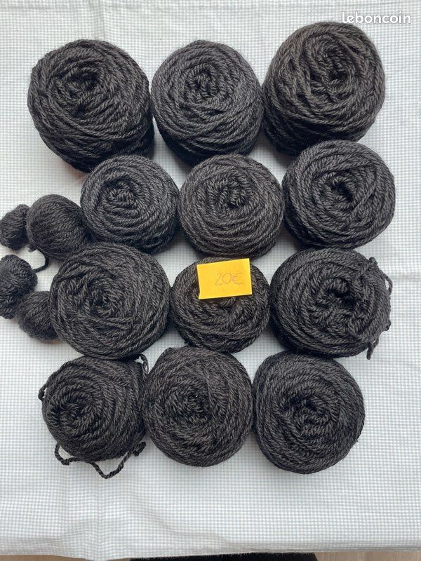 Pelotes PURE LAINE Noir (image 1)