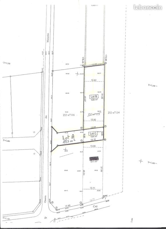 Terrain à vendre · à Soucy · 35 000 €