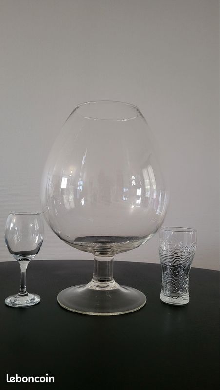 Verre Vase original géant (image 1)