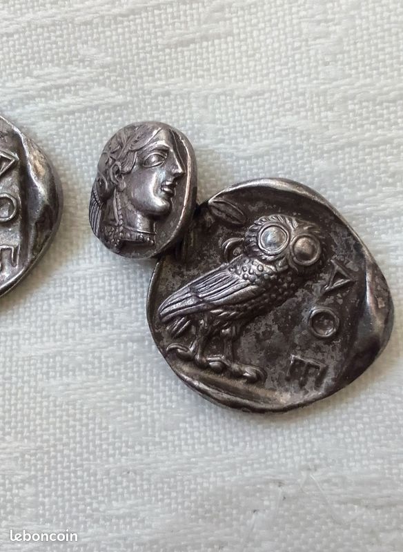 Paire de boutons de manchette (image 3)