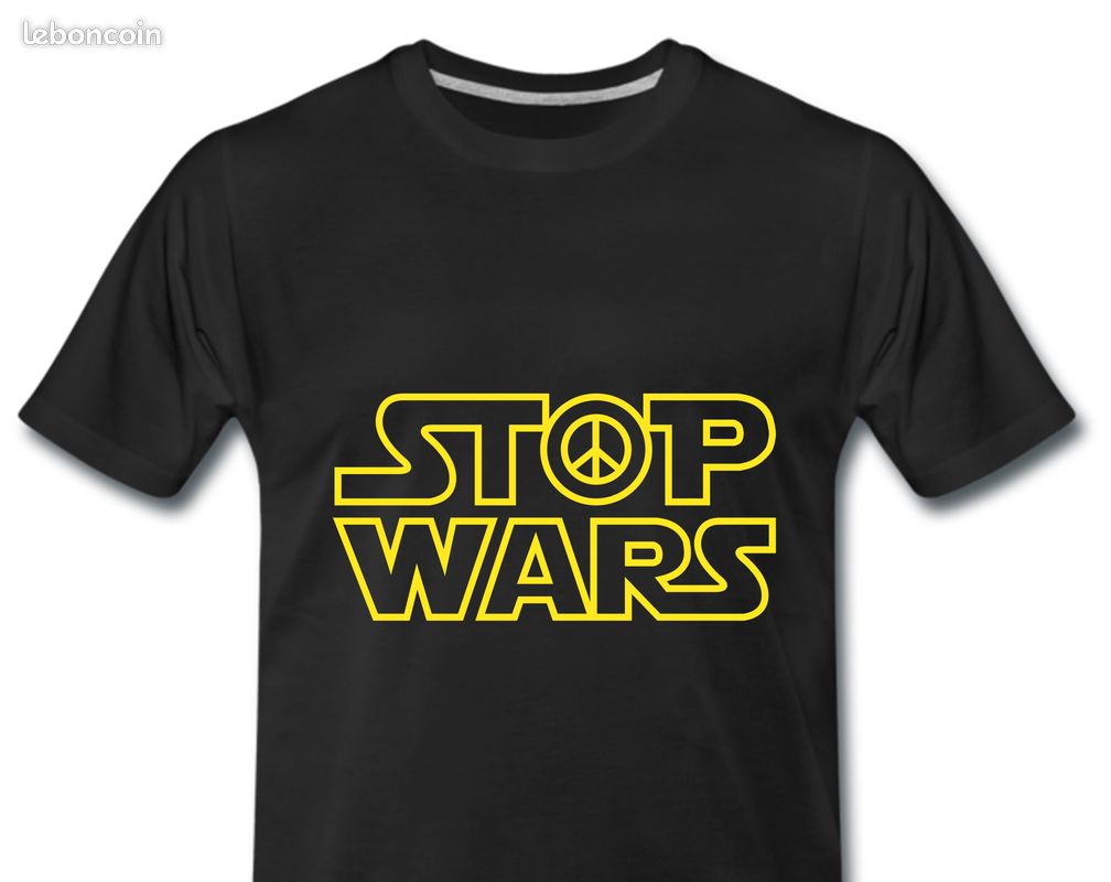 T-shirt exclusif STOP WARS (image 1)