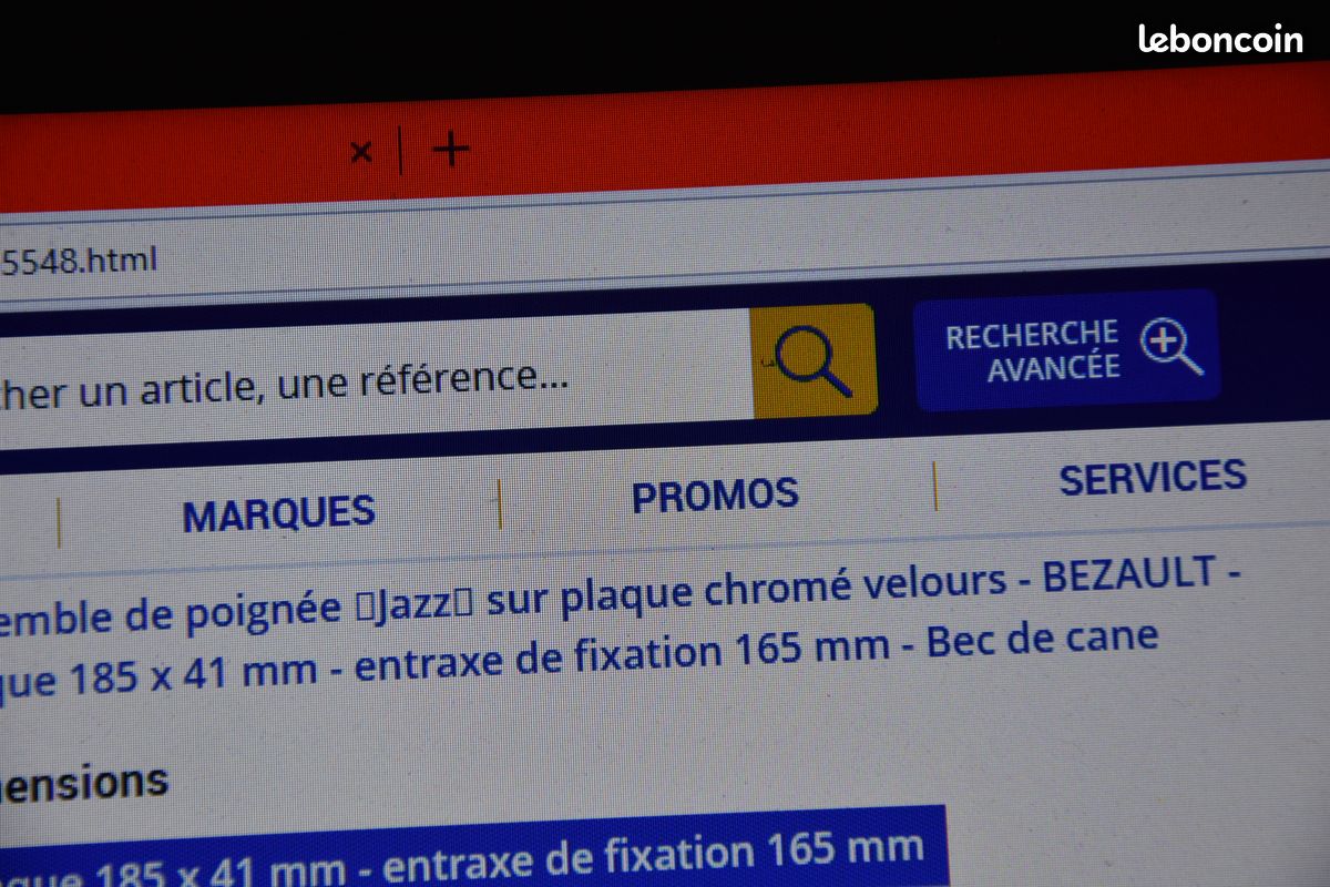 4 jeux de2 poignées jazz plaque chromée velours BEZAULT (image 2)