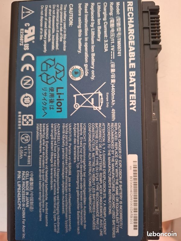 Batterie neuve de PC portable ACE GRAPE32 (image 1)