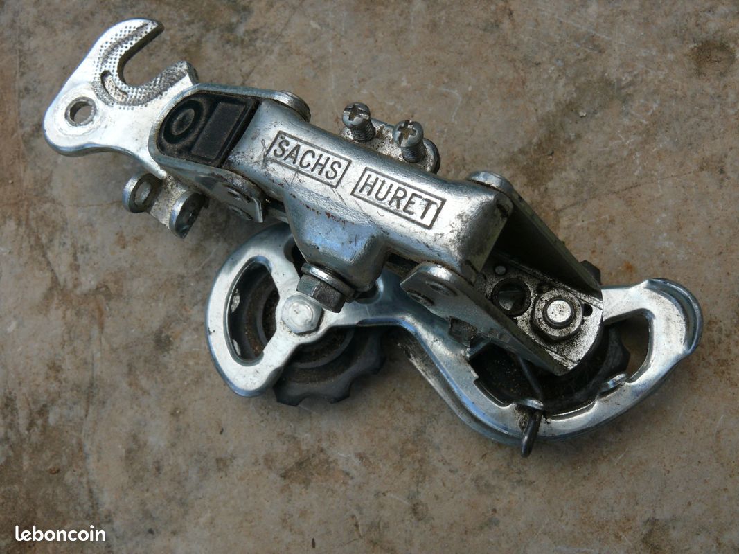 Démarreur Tige Vintage Sachs-Huret 4282 Friction Argent - Pour Vélo Route - Occasion