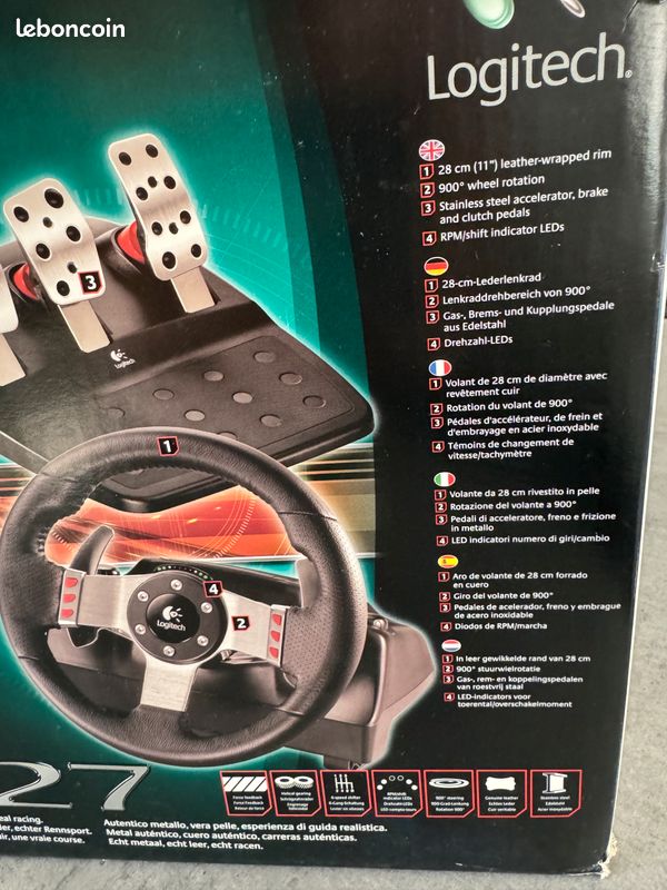 Volant Logitech G27 -PC - PS3 (image 2)