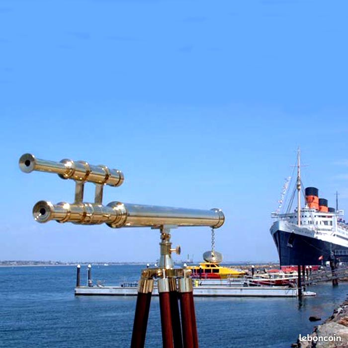 AQUARELLE MARINE BATEAU navire trois-mâts cadre doré anglais XIXème
