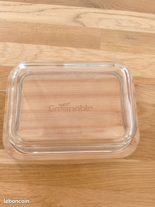 Beurrier bois et verre (image 1)