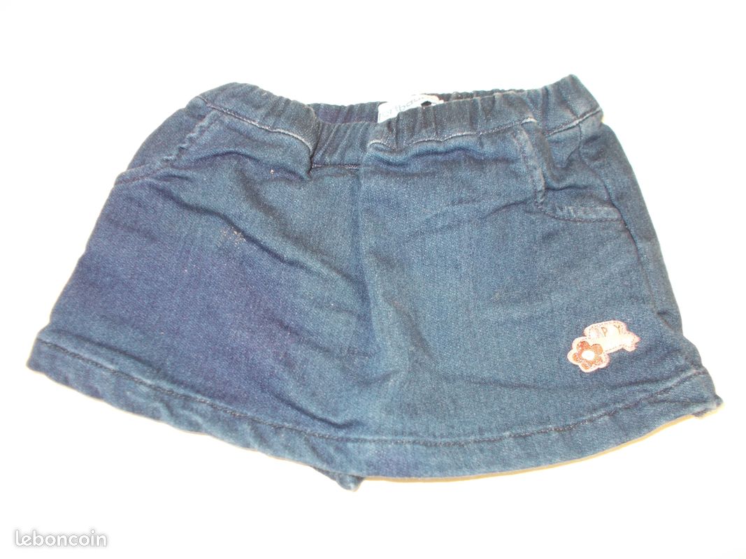 Jupe short vertbaudet en 12 mois a 3 euro (image 1)