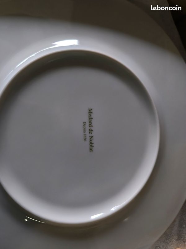 Service 18 pieces porcelaine de limoges Médard de Noblat (image 5)