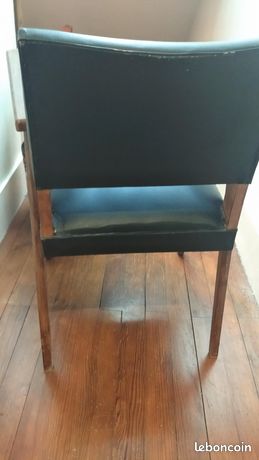Suite de 4 Fauteuils Bridge, Art Déco, goût J.Leleu - 1940 - Antiquités Lecomte