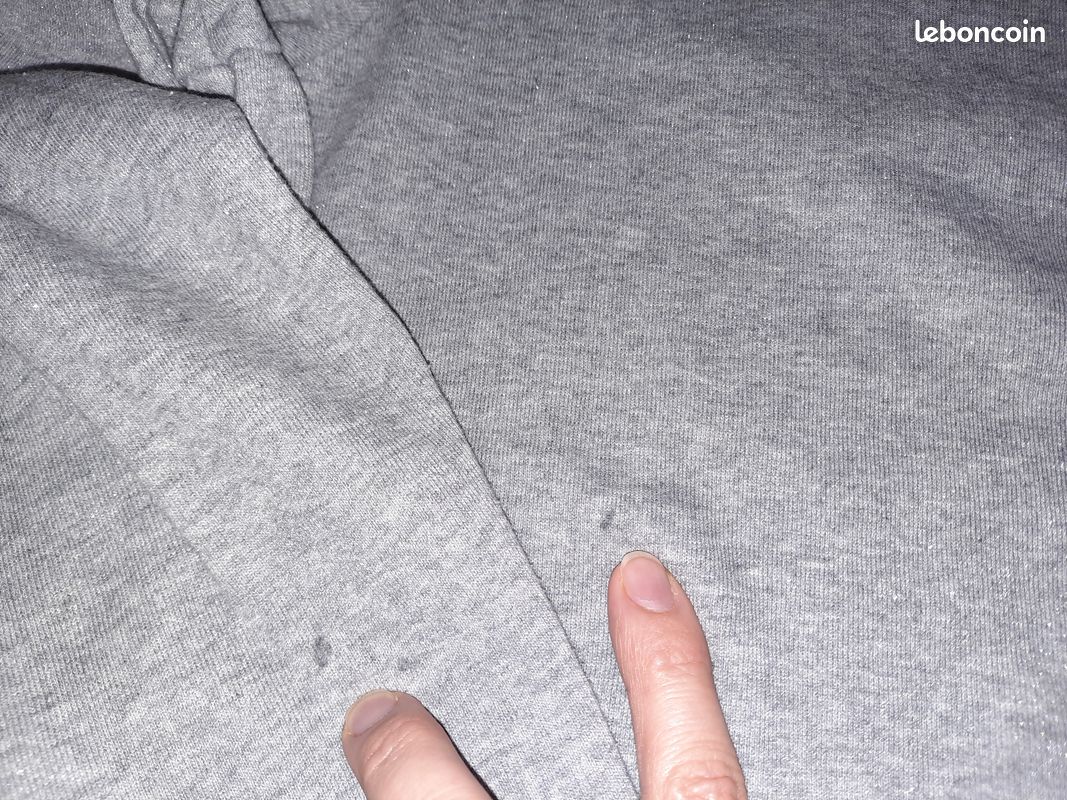 Sweat fille IKKS Taille L (12-13ans) gris clair (image 5)