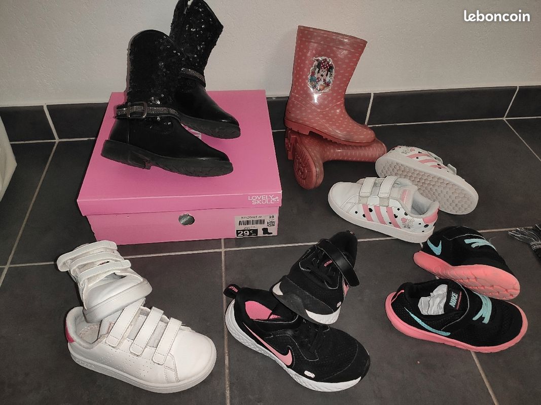 Chaussea Bottes Pluie Minnie Lot De Bottes De Pluie Bottines Et