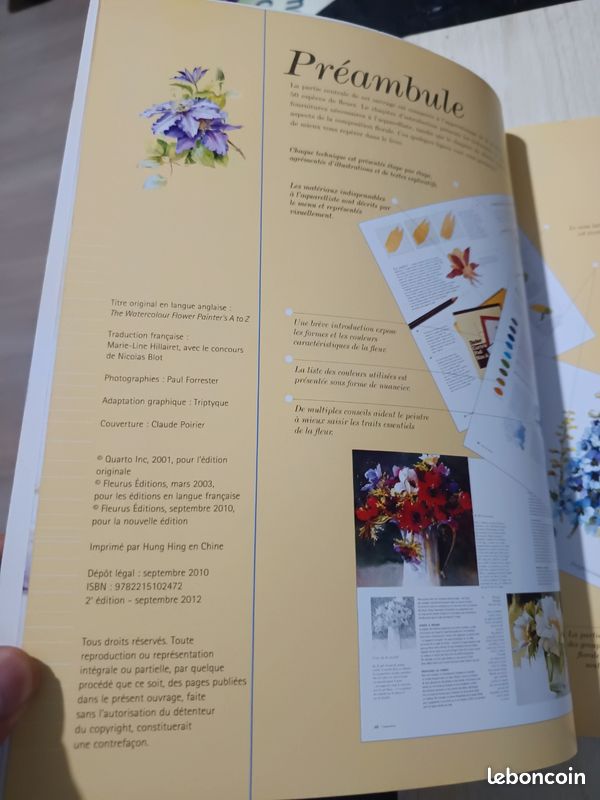Fleurs à l'aquarelle de a à z (image 7)