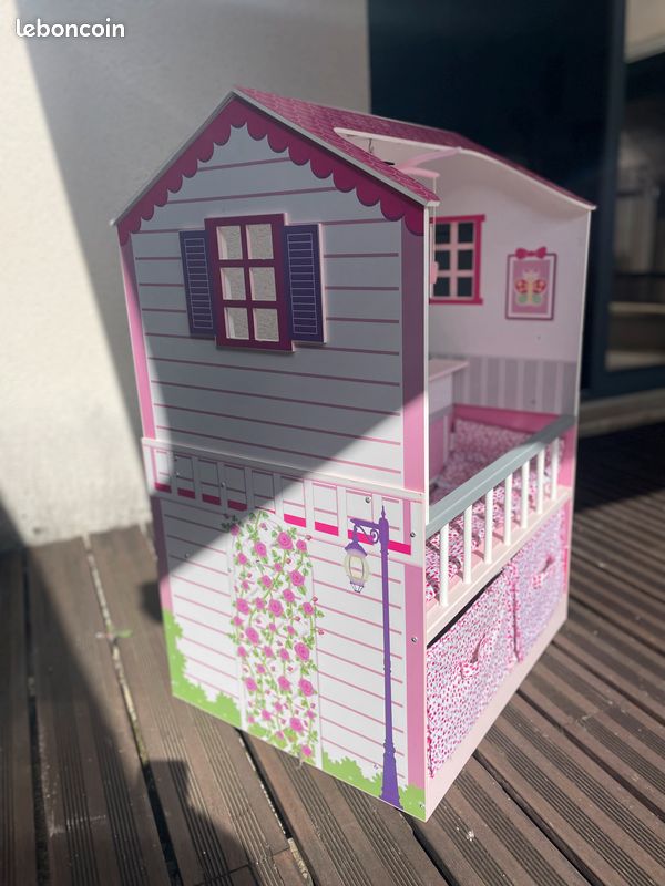 Maison pour poupées nursery cerise et capucine (image 3)