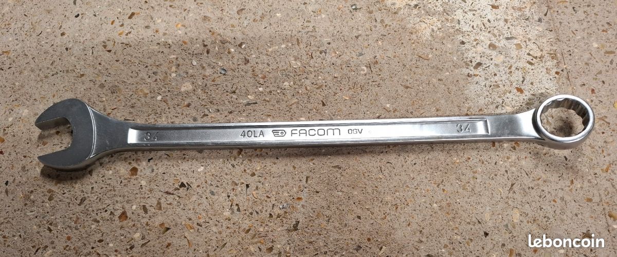 Clé Mixte Facom N°40L.34 - Occasion - Bon état