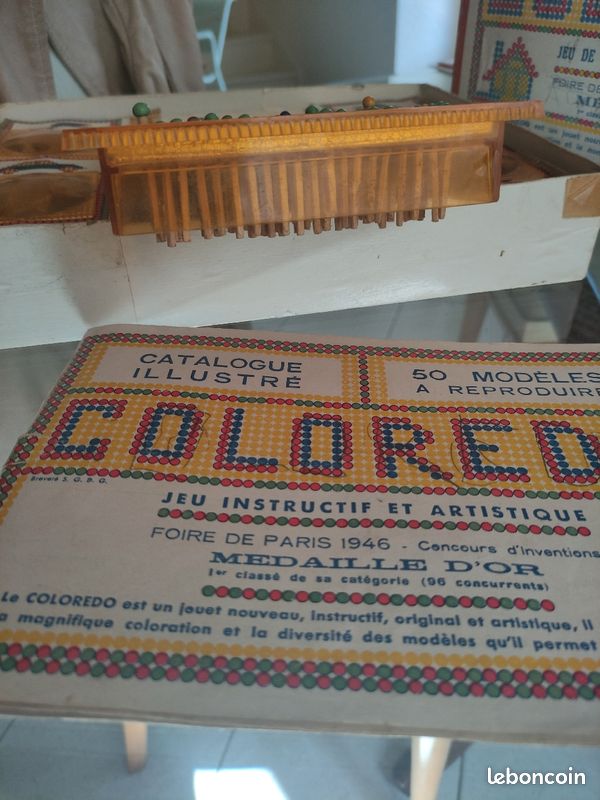 Jeu de construction/ coloredo/numéro 3/vintage/ 1946 (image 3)