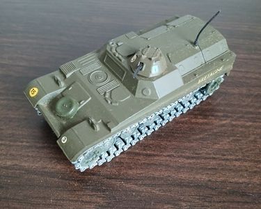 Miniature Solido AMX 13 – Char VTT, échelle 1/50, Métal Vert, Neuf Avec Accessoires, N°227