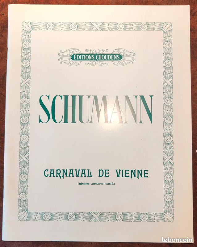 Partition : Carnaval de Vienne - Schumann (image 1)