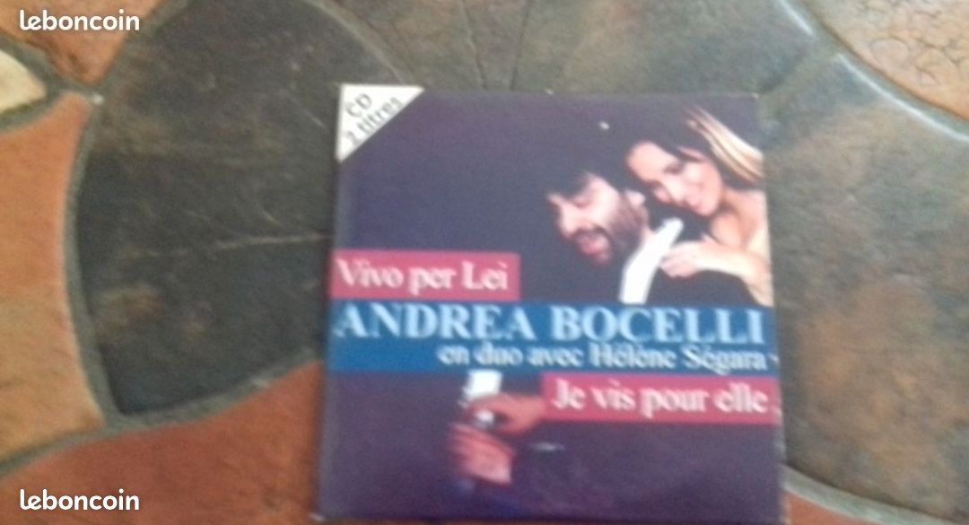 CD 2 Titres Andrea Bocelli (image 1)