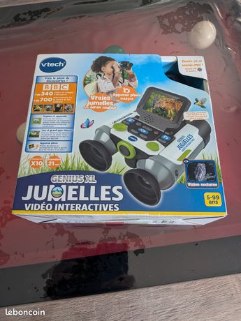 Jumelles XL Vert Pour Jeux D'Extérieur & Tours De Jeu - Idéales Pour Enfants Dès 3 Ans, Sans Plastique Dangereux