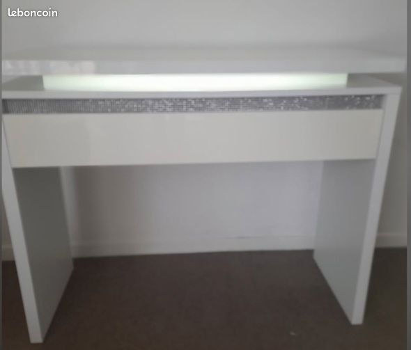 Console blanche laqué (image 2)