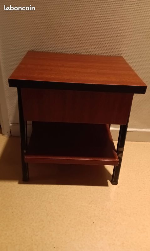 Petite table basse/ bout de canapé vintage (image 3)