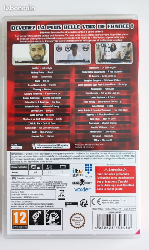 Jeu the voice la plus belle voix Switch (image 2)