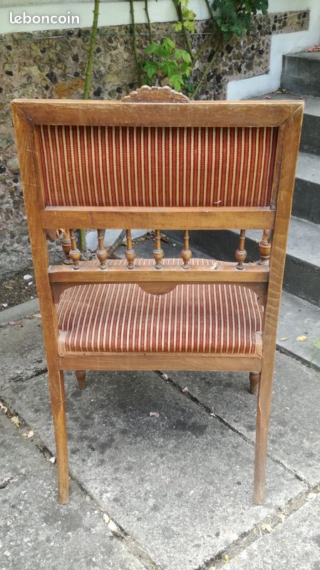 Vieux fauteuil bois pour retapisser (image 3)