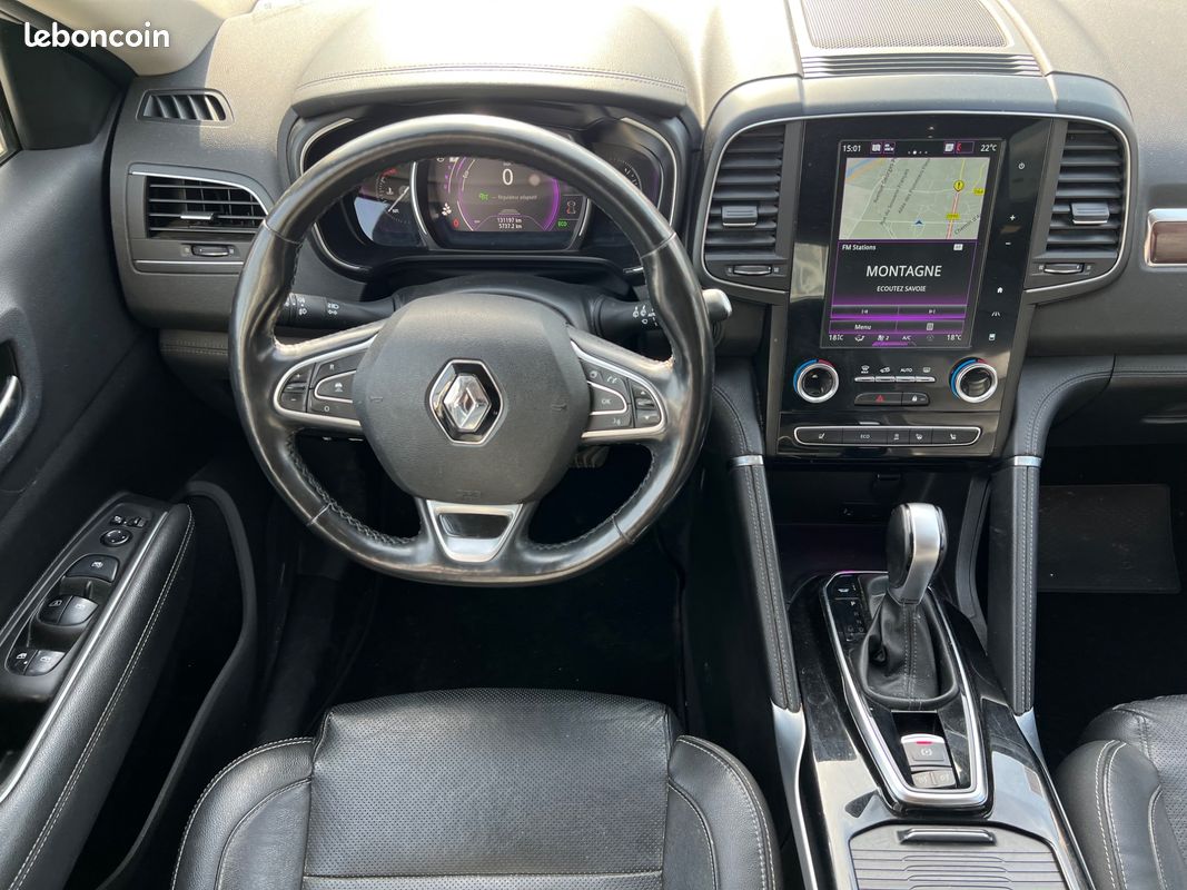RENAULT KOLEOS 2.0 DCI 190 X-TRONIC ALL MODE 4X4 INTENS -ENTRETIEN COMPLET -CAMÉRA DE RECUL - PACK HIVEr (image 22)