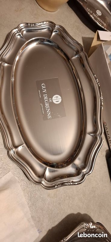 Plat inox Guy degrenne - Arts de la table