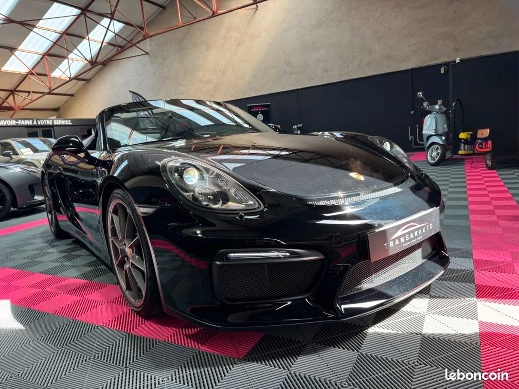 PORSCHE BOXSTER SPYDER 981 375 cv 3.8i / Entretien Porsche / Bose / Pack Chrono Sport / Echappement Sport (image 7)