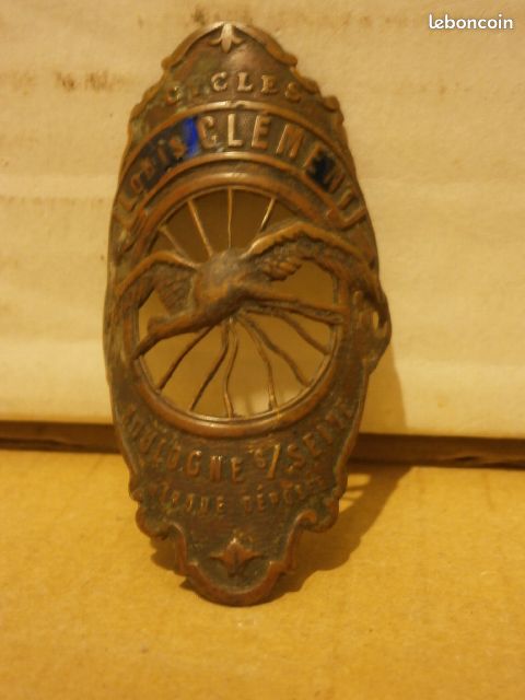 Ancienne Plaque de Vélo Cycles MUSTANG LMC