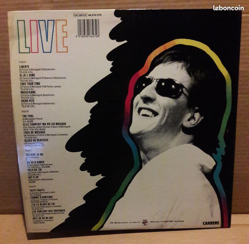 Vinyles Gilbert Montagné (image 3)
