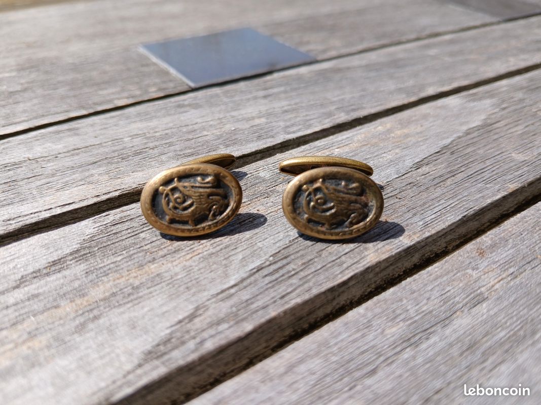 Lot De 4 Paires De Boutons De Manchettes Anciens - Très Bon état - Occasion