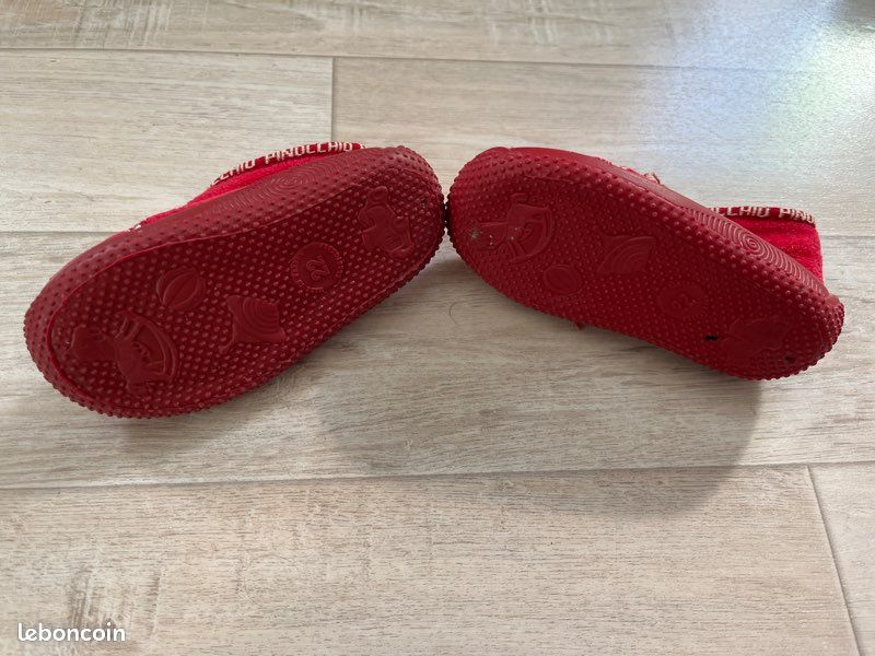 Semelle Rouge Chausson Louboutin Bebe Baby Love Chick Ballerines