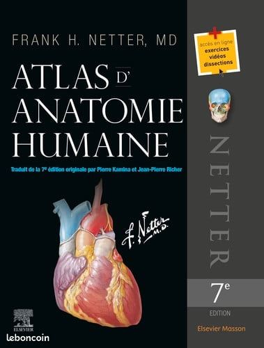 Livre de médecine anatomie Netter 7eme édition (image 1)