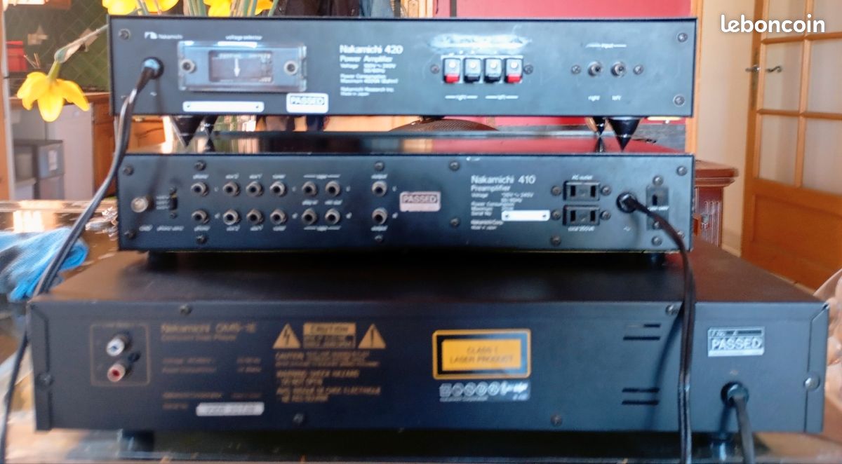 Ensemble audiophile NAKAMICHI Cd, Amplificateur, pré amplificateur (image 4)