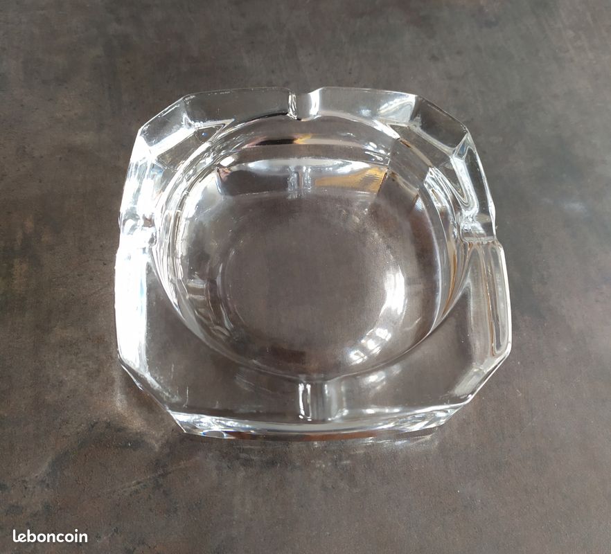 Cendrier en verre - Vintage (image 2)