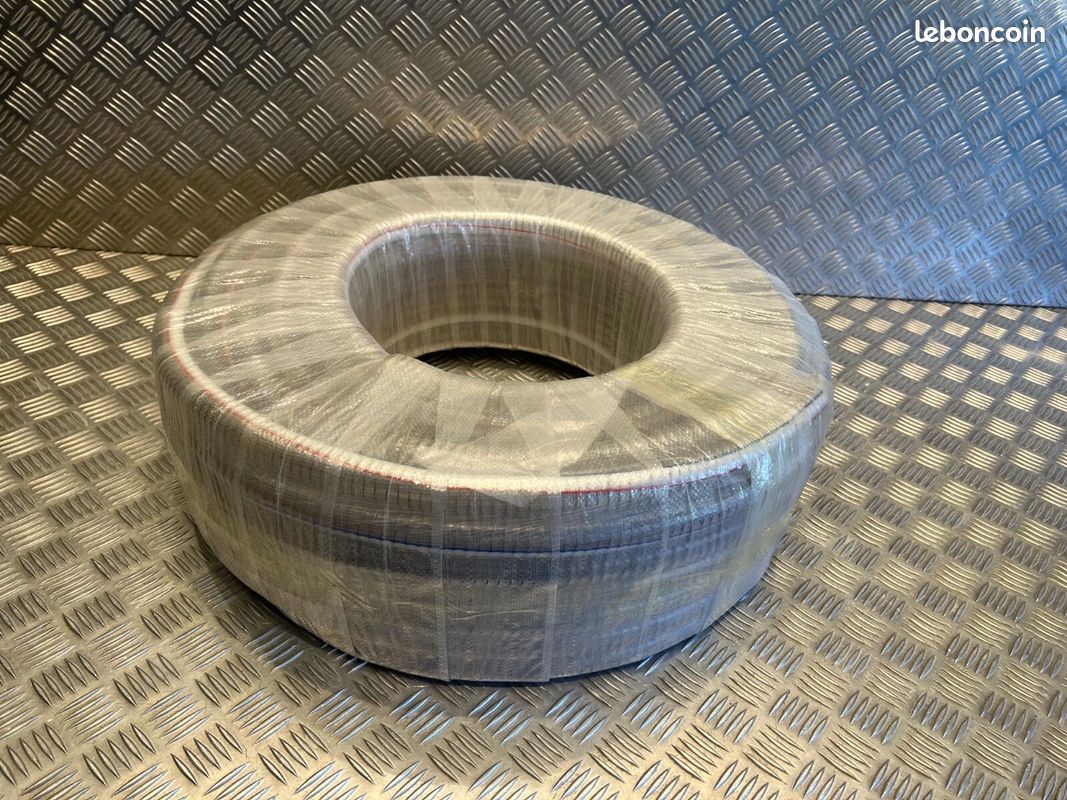 Tuyau aspiration spirale acier tresse pompe eau Silex diam int de 25 mm 50 metres (image 1)