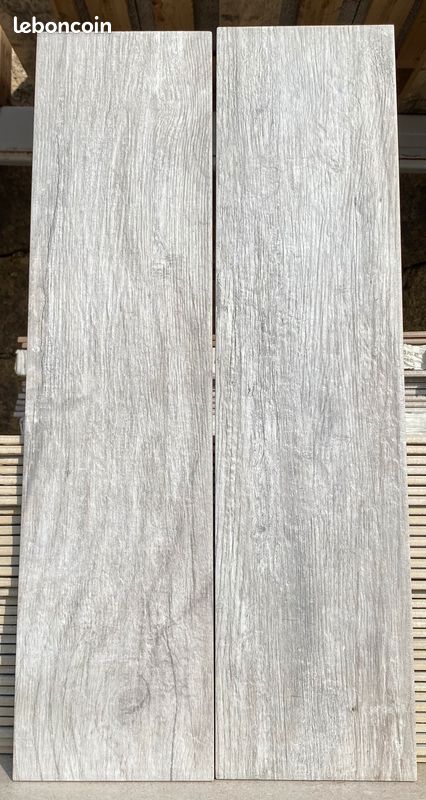 CARRELAGE - Sol et Mur - Effet Parquet - Gris (image 2)