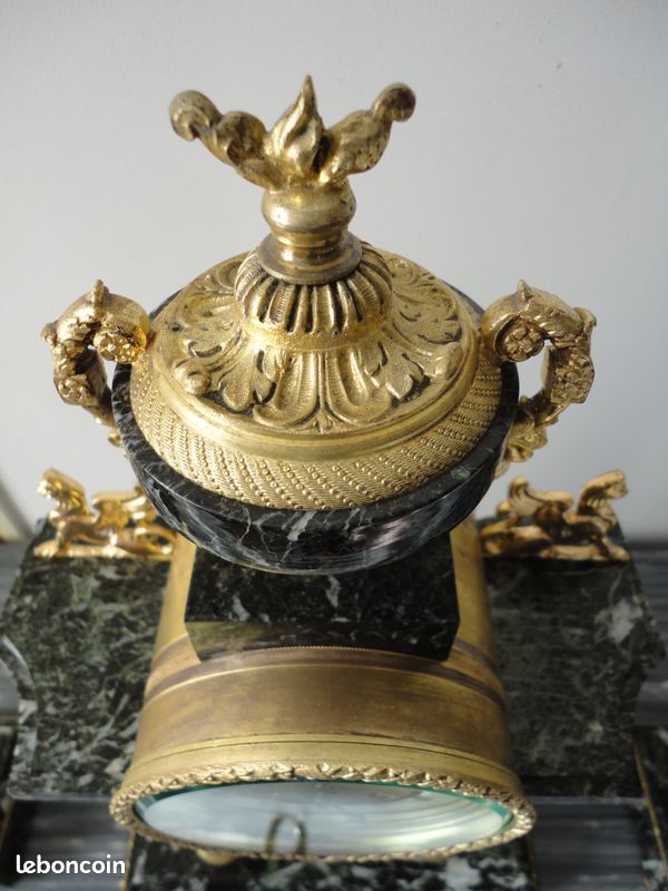 Garniture de cheminée Pendule style Empire (image 4)