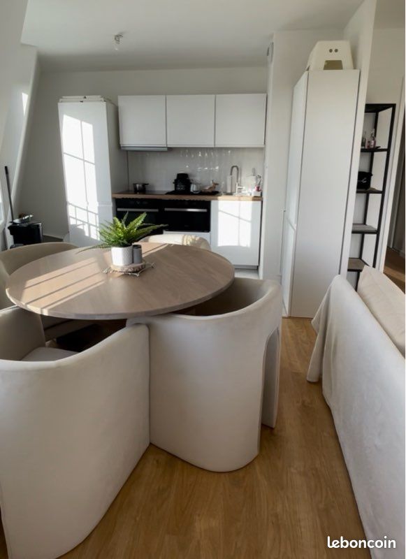 Table ronde 120cm KAVE HOME en chêne (image 1)