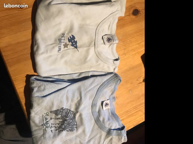 Lot de 3 sous tee shirt petit bateau 8 ans (image 1)