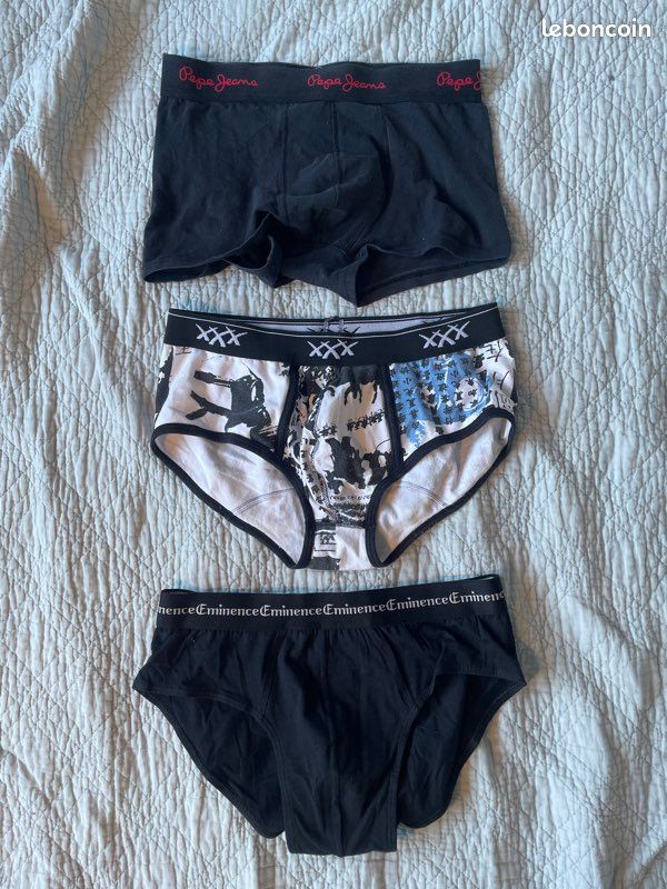 Slip Homme Kangourou Eminence Vintage - Brief T3 Taille M - Blanc - Neuf Avec étiquettes