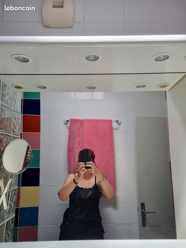 Donne meuble salle de bains plus miroir et plan vasque vasque (image 2)