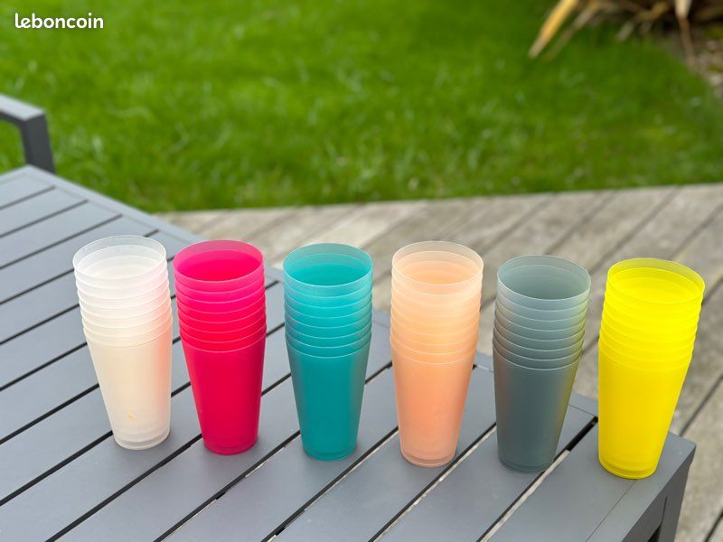 48 gobelets plastique à louer (image 2)