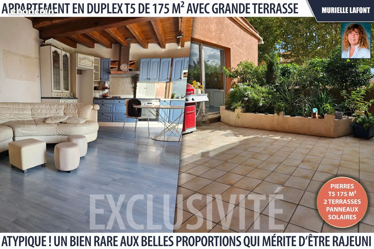 Appartement 5 pièces 175 m² · à Lézignan-Corbières · 175 m² · 150 000 €